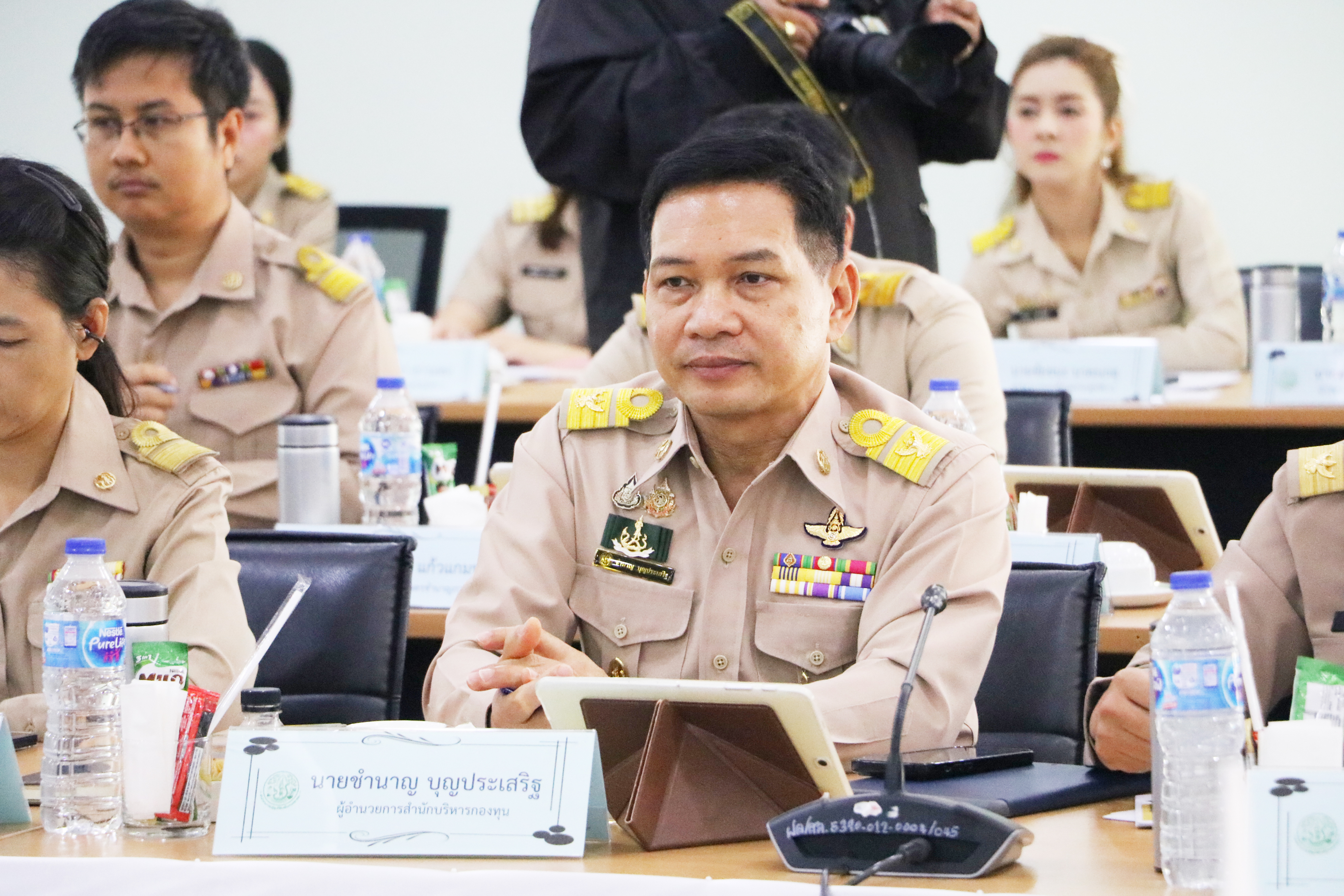 title - ส.ป.ก. ร่วมการประชุมสัญจรภายใต้การกำกับดูแลของรองปลัดกระทรวงเกษตรและสหกรณ์